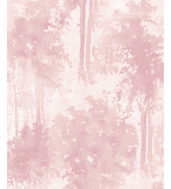 Papel pintado bosque de árboles pintados a acuarela - Villa Lucia 121011