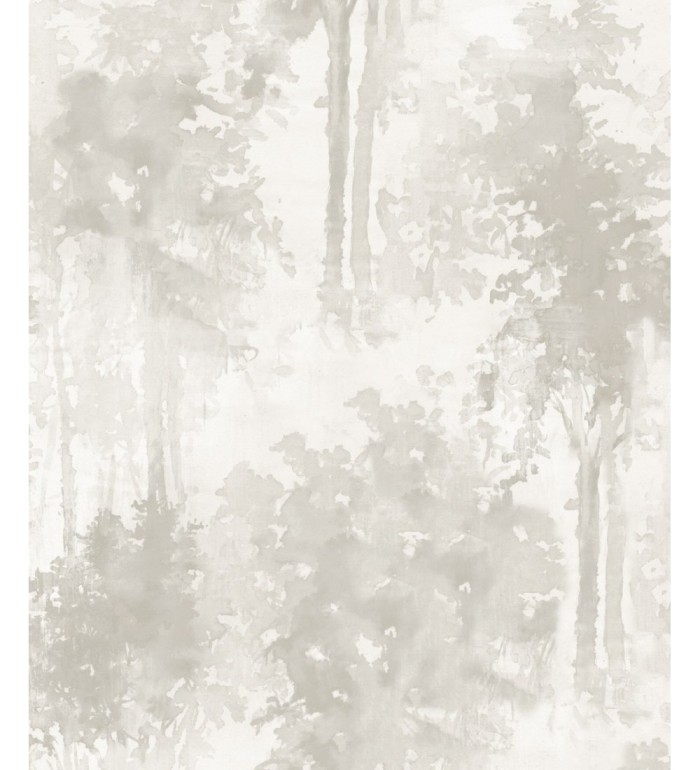 Papel pintado bosque de árboles pintados a acuarela - Villa Lucia 121012