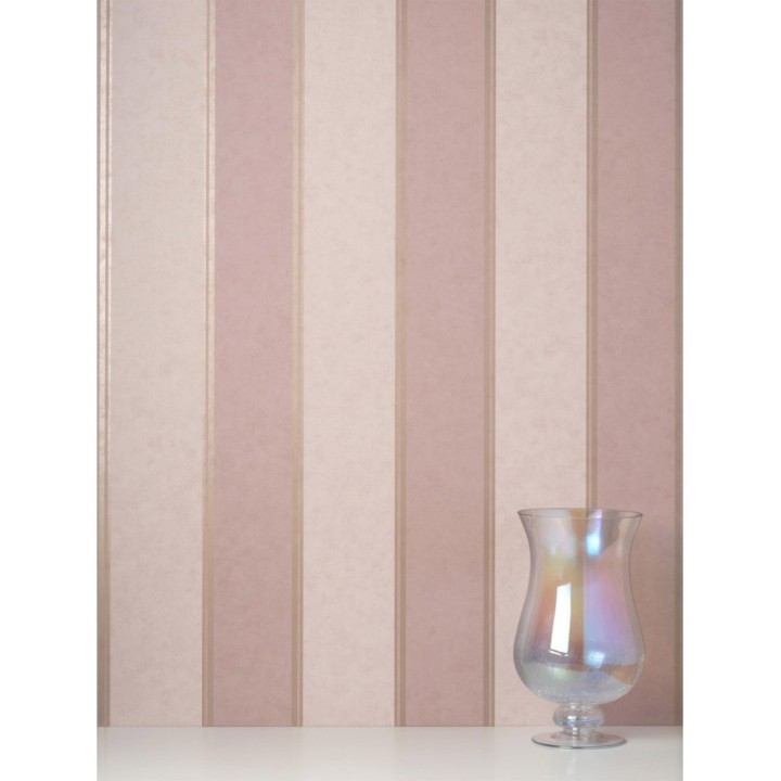 Papel pintado de rayas modernas con pequeños detalles metalizados - James Stripes 681249