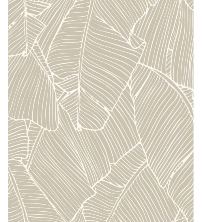 Papel pintado hojas grandes modernas estilo tropical - Medellin 121015