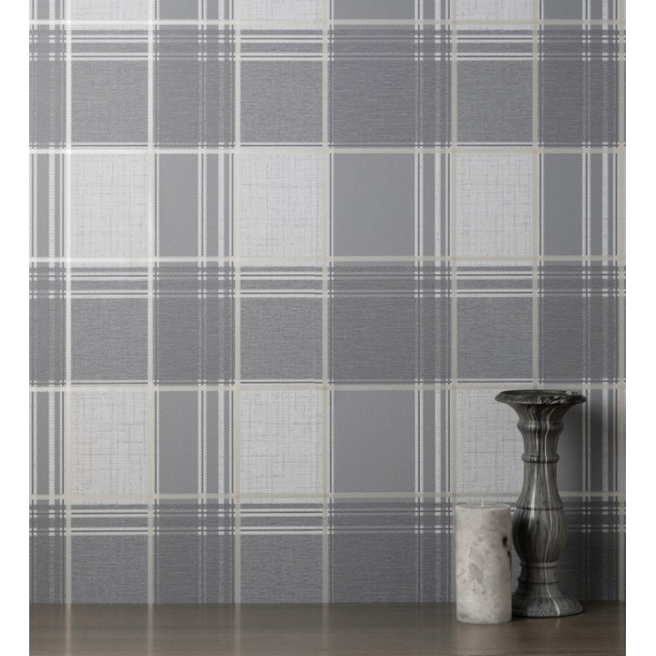 Papel pintado cuadros escoceses - Bertram 681267