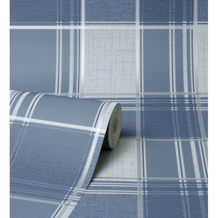 Papel pintado cuadros escoceses - Bertram 681268