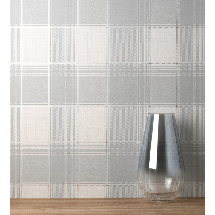 Papel pintado cuadros escoceses - Bertram 681269