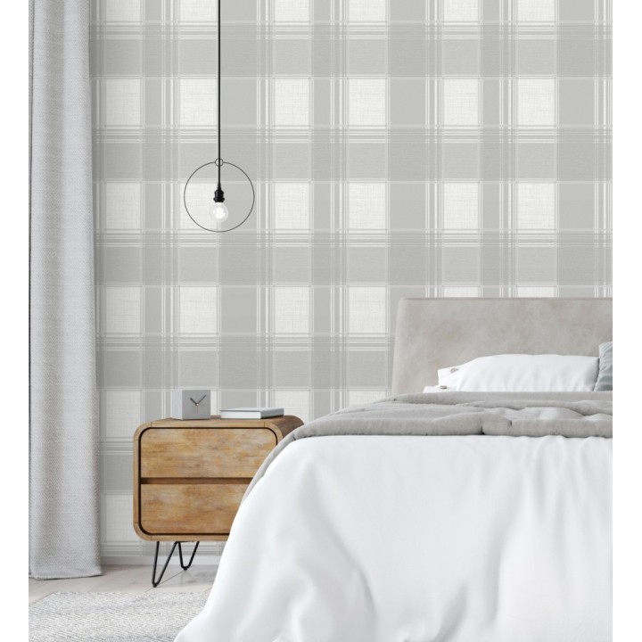 Papel pintado cuadros escoceses - Bertram 681269