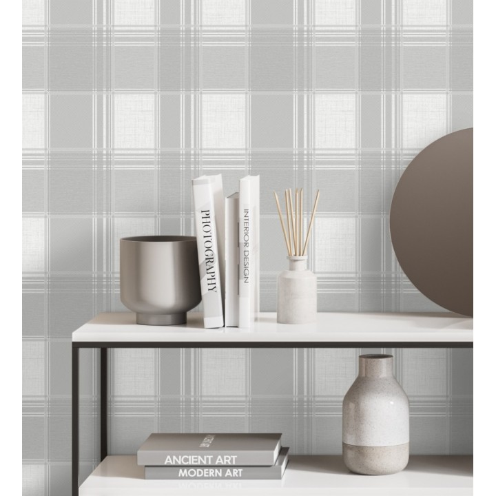 Papel pintado cuadros escoceses - Bertram 681269