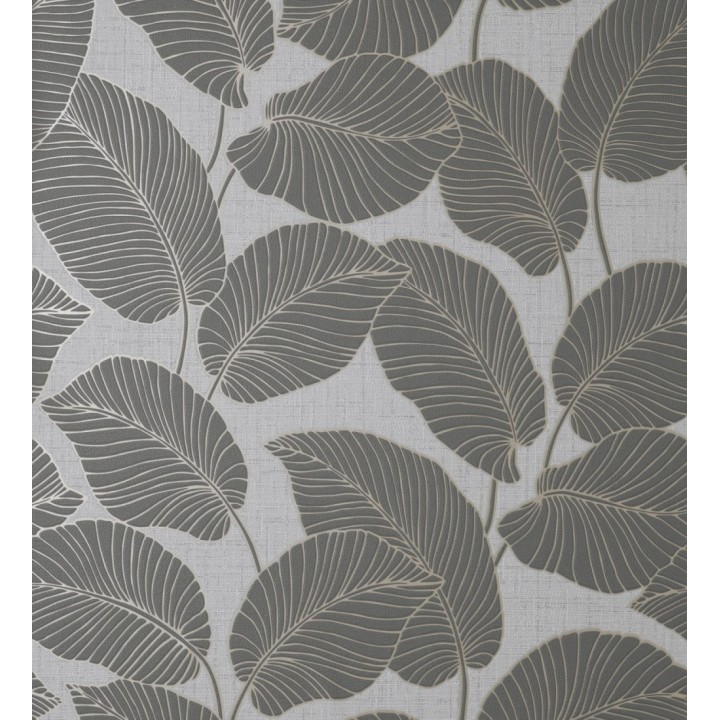 Papel pintado de hojas con silueta ligeramente metalizada - Begonia 681270