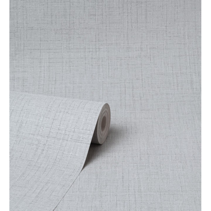 Papel pintado efecto lino fondo gris - Neville Texture 681277