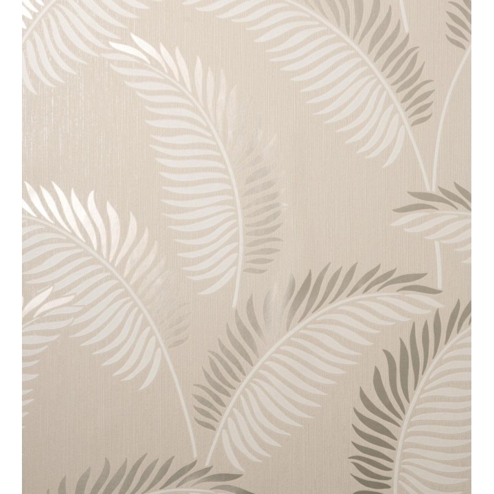 Papel pintado hojas tropicales con detalles metalizados estilo Art Decó - Alan Palmer 681287