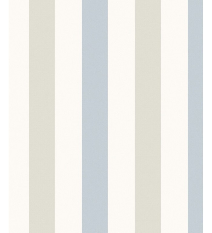 Papel pintado rayas tricolor texturizado - Raya Bocelli 121025