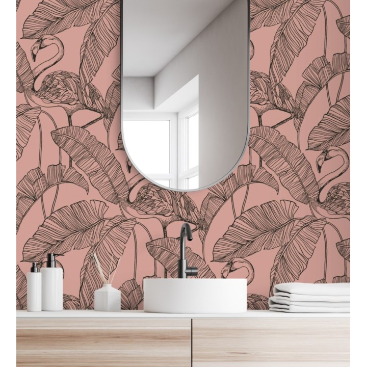 Papel pintado hojas tropicales - Luxury Flamand 681300