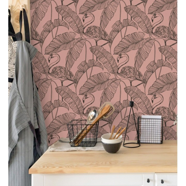 Papel pintado hojas tropicales - Luxury Flamand 681300