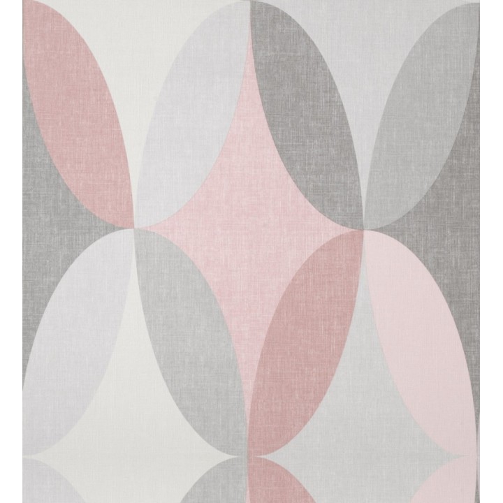 Papel pintado de círculos entrelazados estilo Retro - Oralia 681312