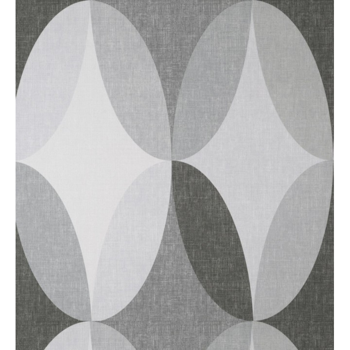Papel pintado de círculos entrelazados estilo Retro - Oralia 681313