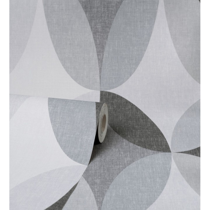 Papel pintado de círculos entrelazados estilo Retro - Oralia 681313