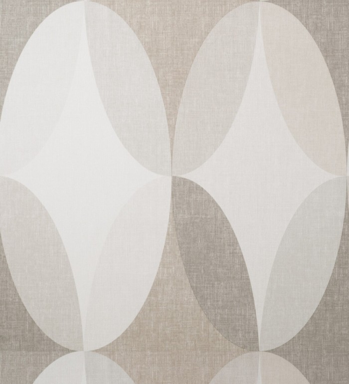 Papel pintado de círculos entrelazados estilo Retro - Oralia 681314