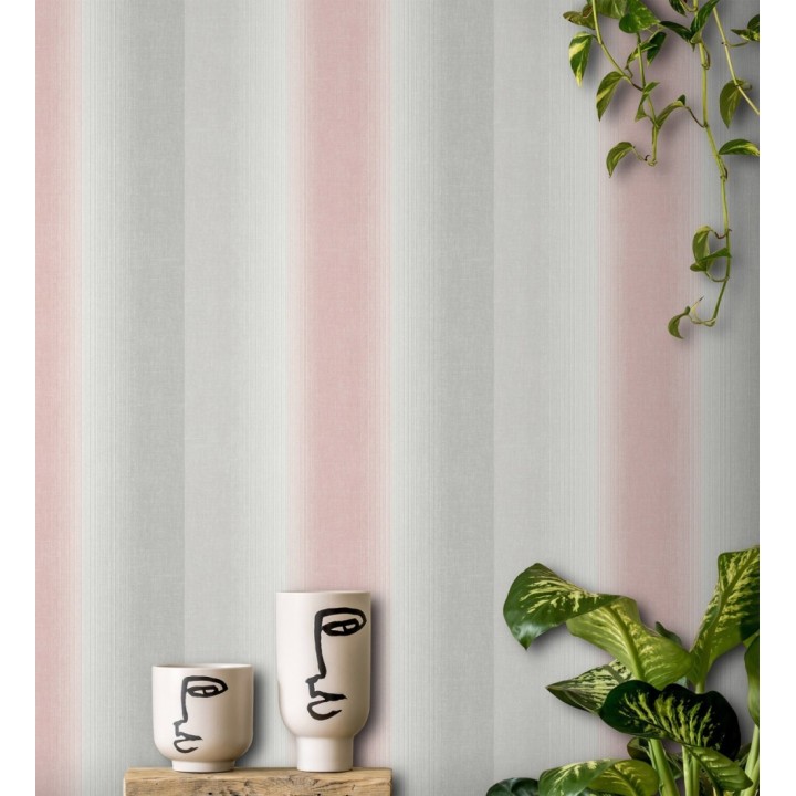 Papel pintado rayas anchas difuminadas - Oralia Stripes 681316