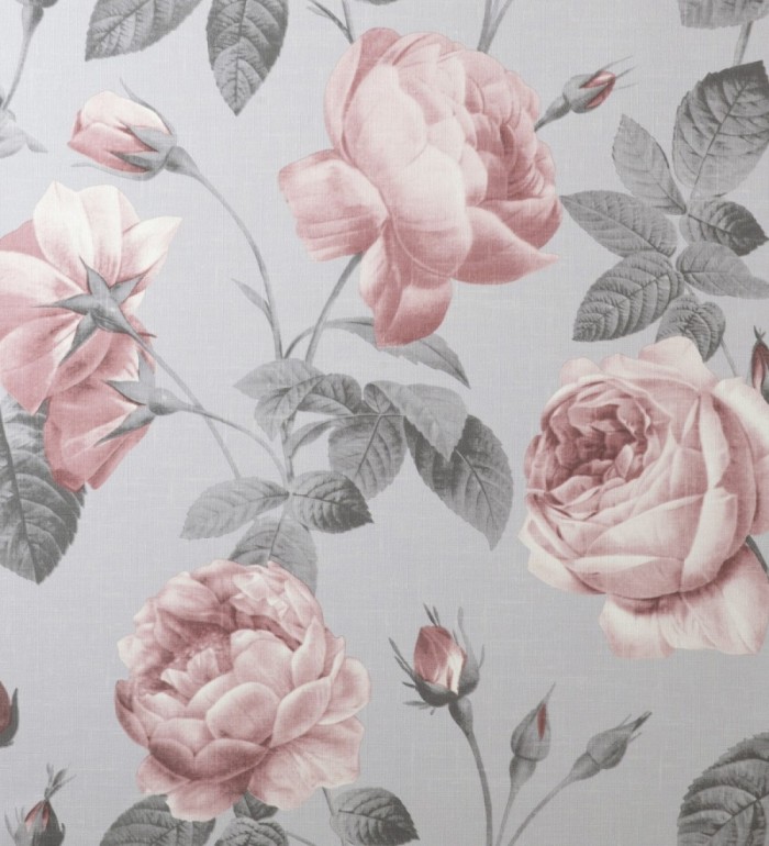 Papel pintado flores románticas estilo vintage - Marietta 681321