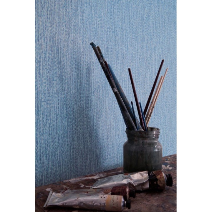 Papel pintado efecto textil vinílico estilo étnico - Kiros 121145