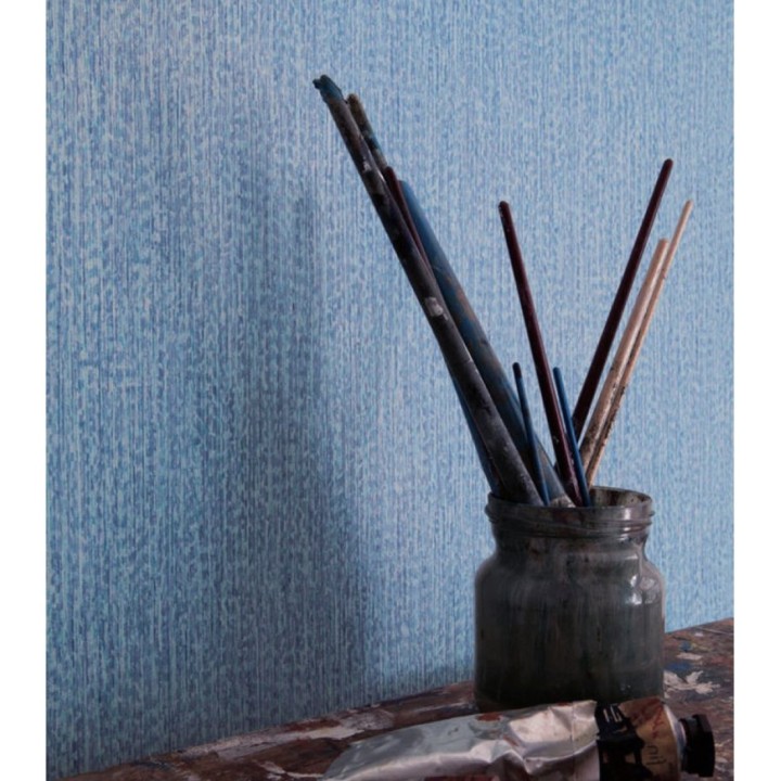 Papel pintado efecto textil vinílico estilo étnico - Kiros 121145