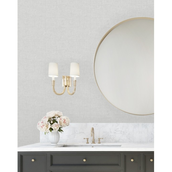 Papel pintado liso imitación textil - Dean Plain 681326