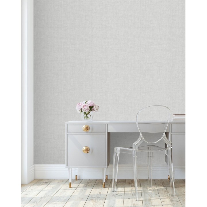 Papel pintado liso imitación textil - Dean Plain 681326