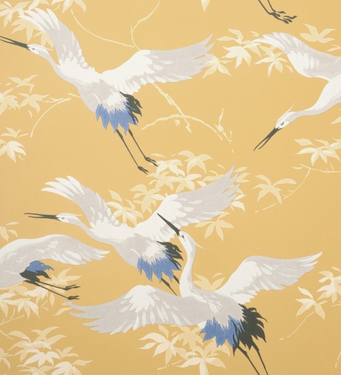 Papel pintado de garzas reales  estilo oriental - Mandarin Birds 681329
