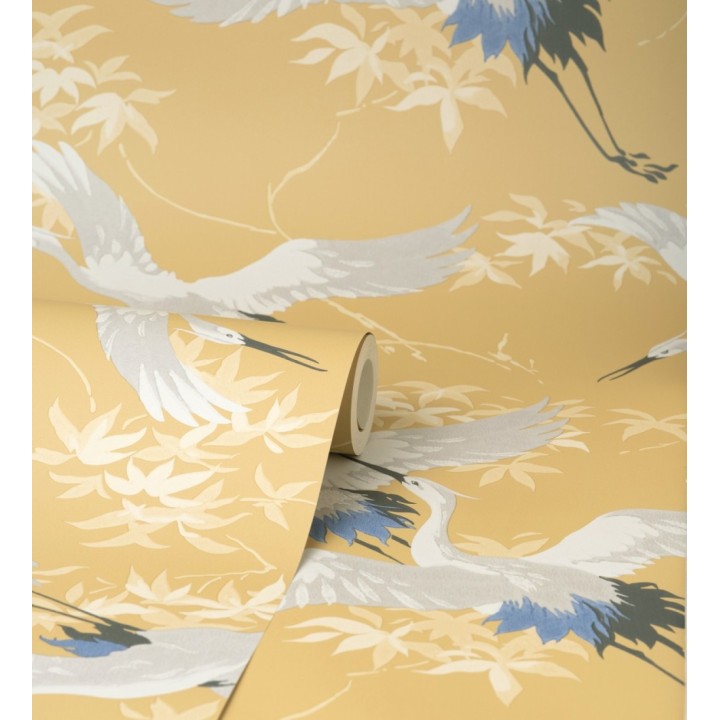 Papel pintado de garzas reales  estilo oriental - Mandarin Birds 681329
