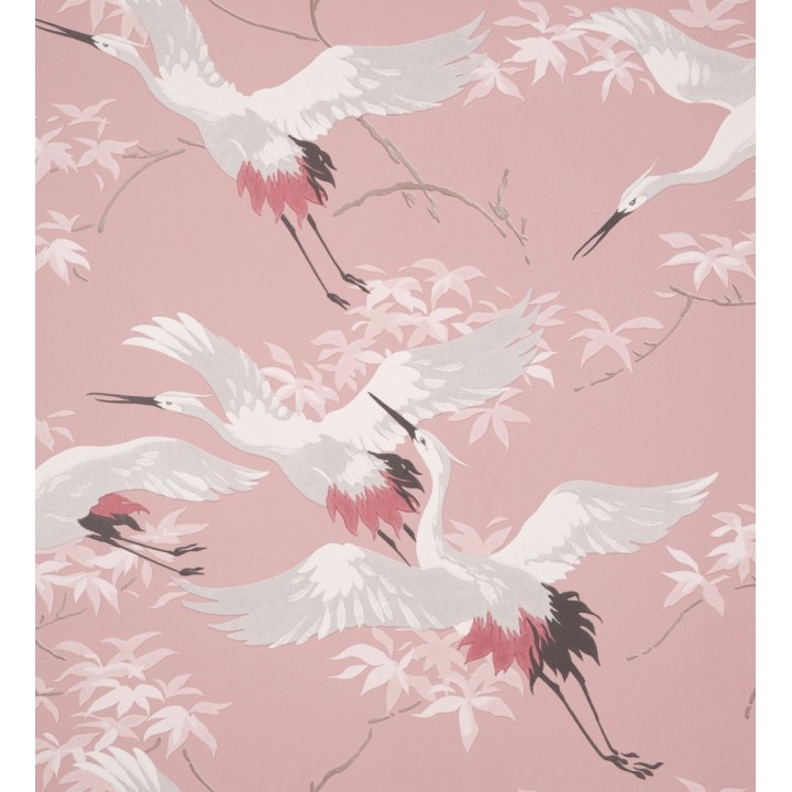 Papel pintado de garzas reales  estilo oriental - Mandarin Birds 681330