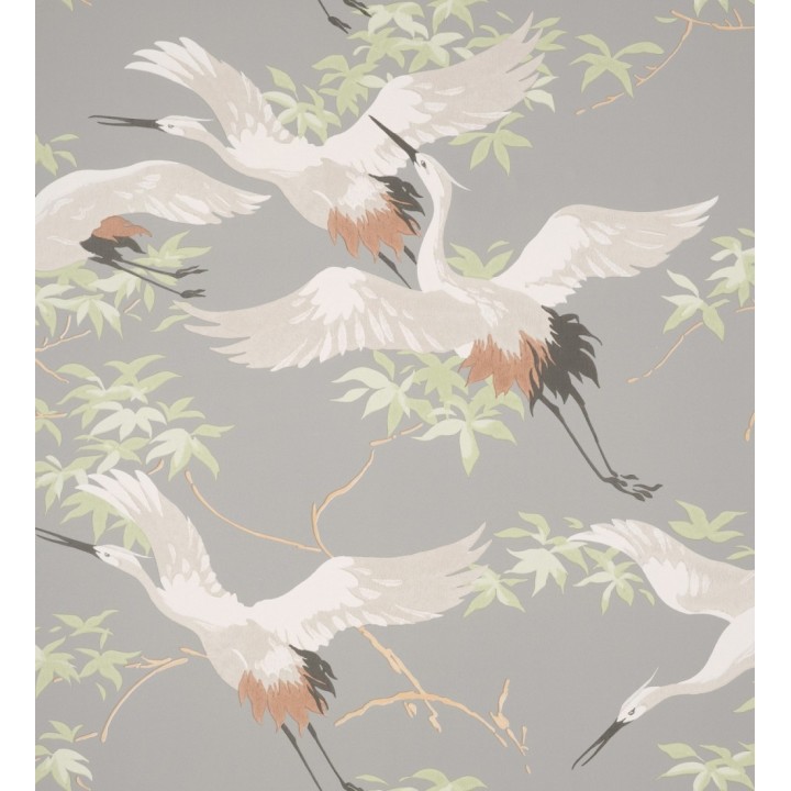Papel pintado de garzas reales  estilo oriental - Mandarin Birds 681331