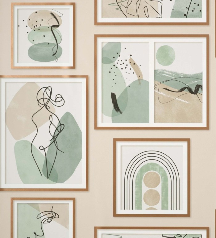 Papel pintado cuadros artísticos - Mimi 681332