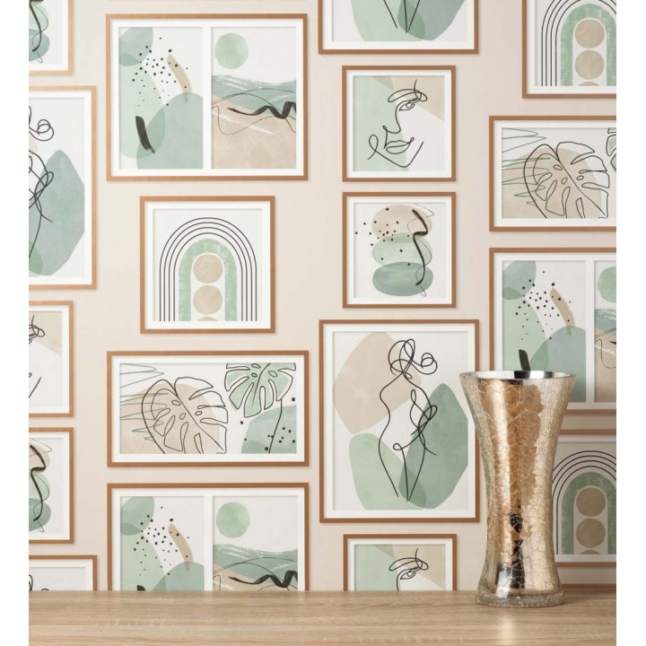 Papel pintado cuadros artísticos - Mimi 681332