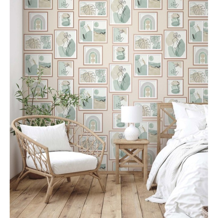 Papel pintado cuadros artísticos - Mimi 681332