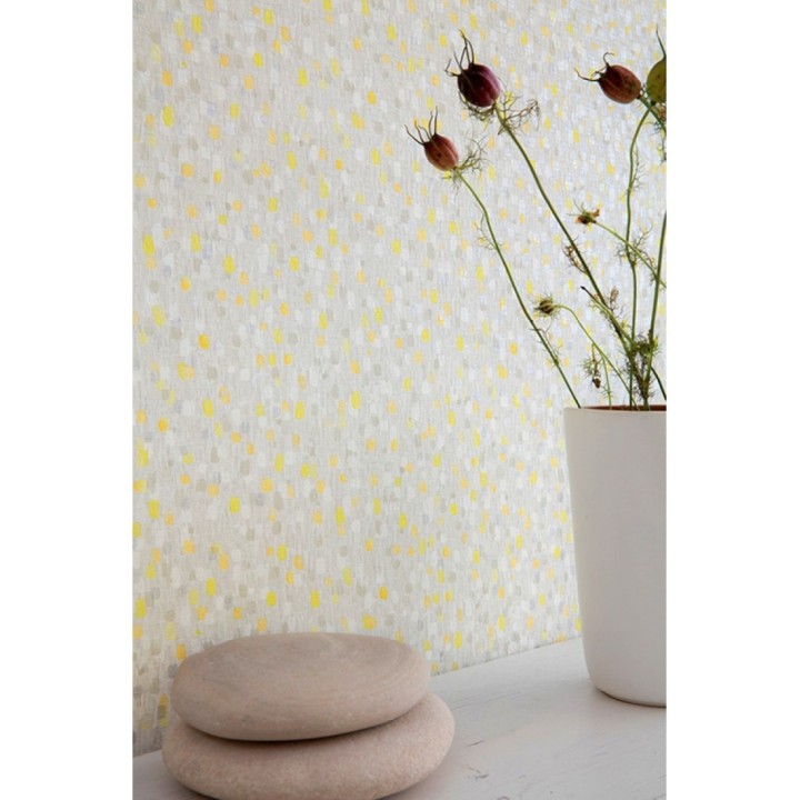 Papel pintado moderno abstracto puntos de colores - Cinque Terre 121151