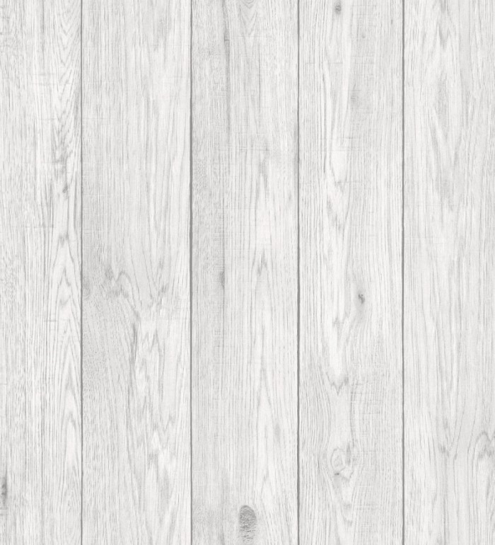 Papel pintado madera blanca mate - Newport 681336