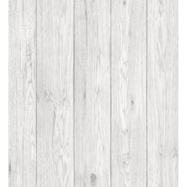 Papel pintado madera blanca mate - Newport 681336