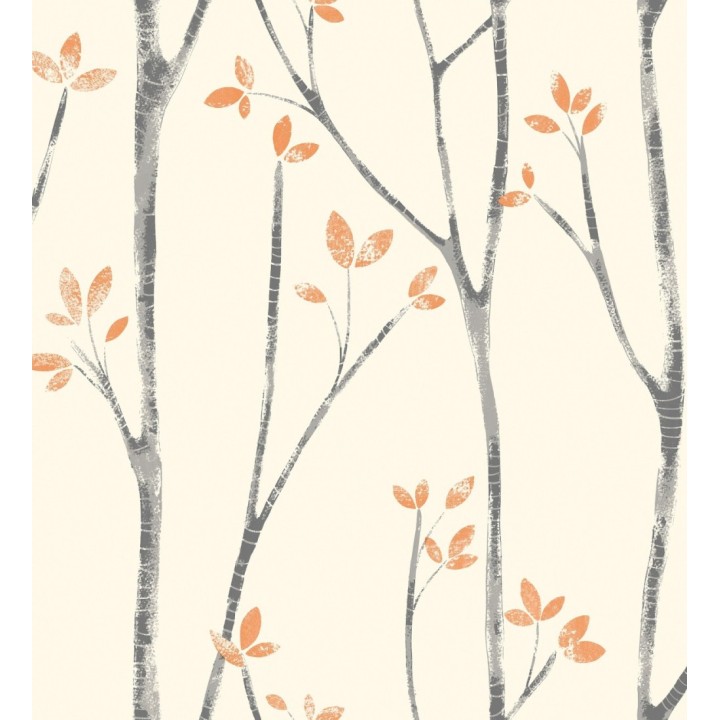 Papel pintado de ramas de árboles nórdicos - Benson Forest 681337