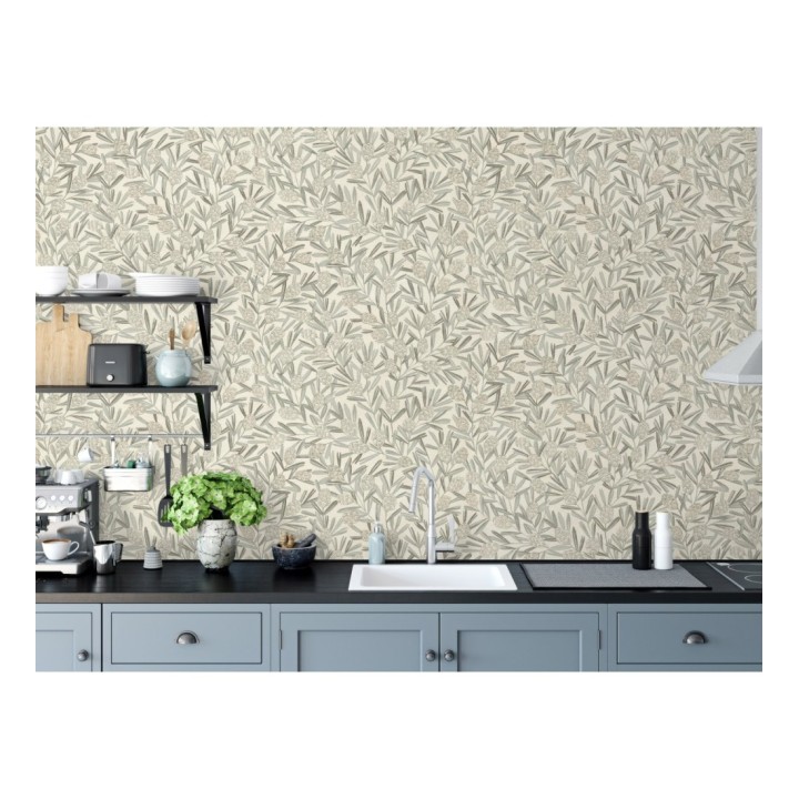 Papel pintado de hojas y frutos - Eloise 681340