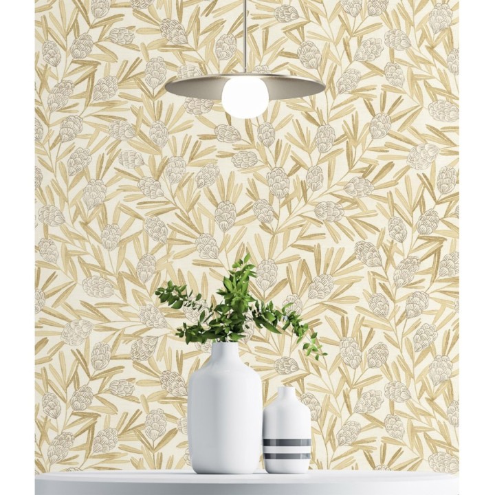Papel pintado de hojas y frutos - Eloise 681342