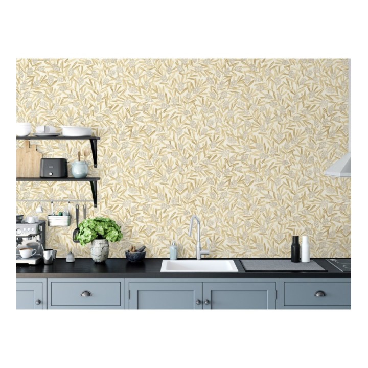 Papel pintado de hojas y frutos - Eloise 681342