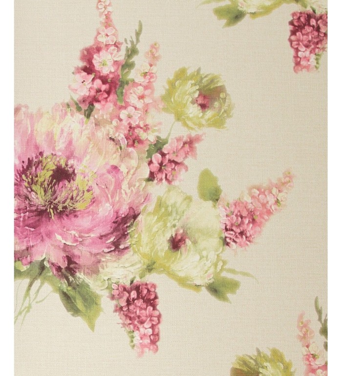 Papel pintado flores grandes de acuarela - Martina 121156