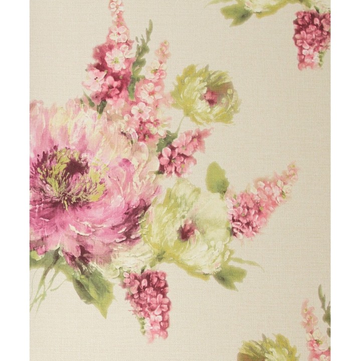 Papel pintado flores grandes de acuarela - Martina 121156