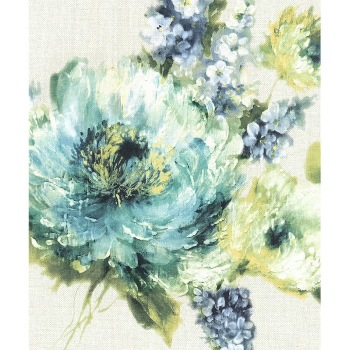 Papel pintado flores grandes de acuarela - Martina 121157
