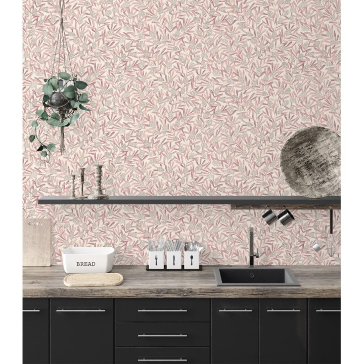 Papel pintado de hojas y frutos - Eloise 681343