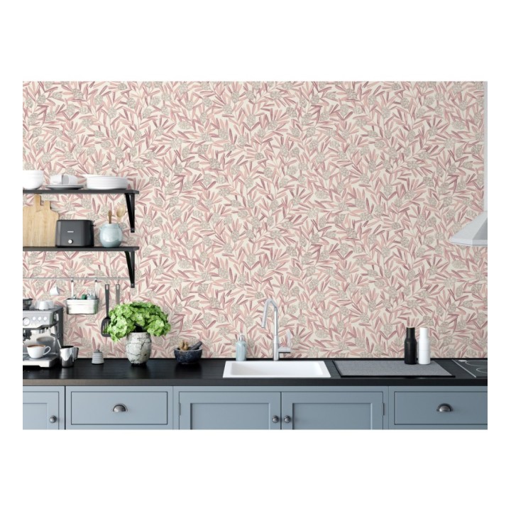 Papel pintado de hojas y frutos - Eloise 681343