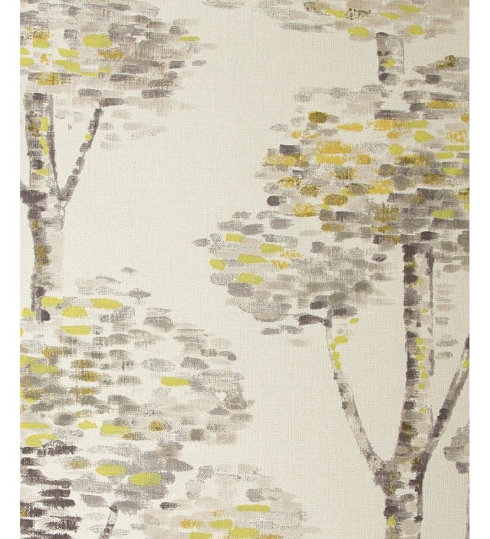 Papel pintado árboles artísticos en acuarela - Chianti 121160