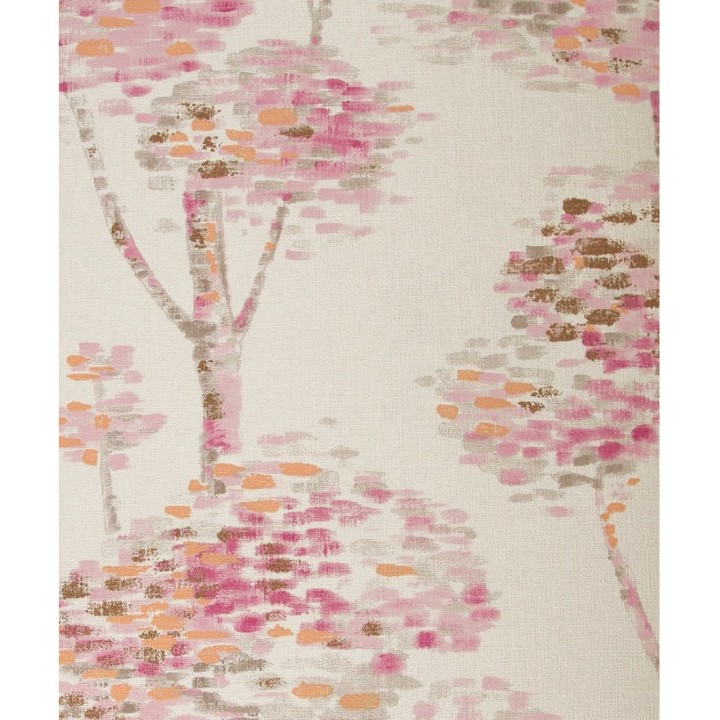 Papel pintado árboles artísticos en acuarela - Chianti 121161