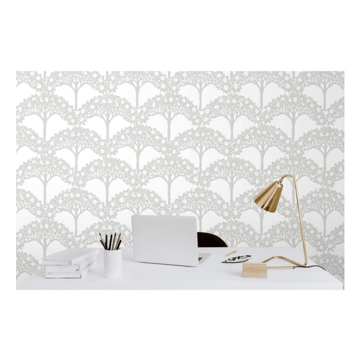 Papel pintado ramo de árboles - Mauve Forest 681349