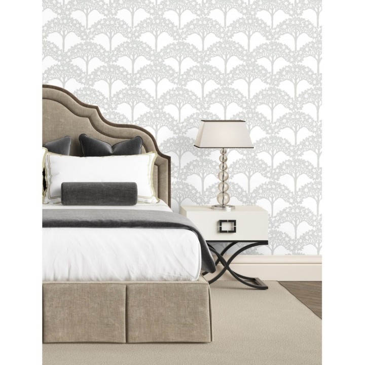 Papel pintado ramo de árboles - Mauve Forest 681349