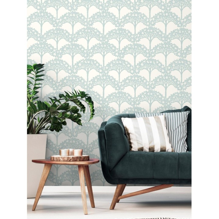 Papel pintado ramo de árboles - Mauve Forest 681350