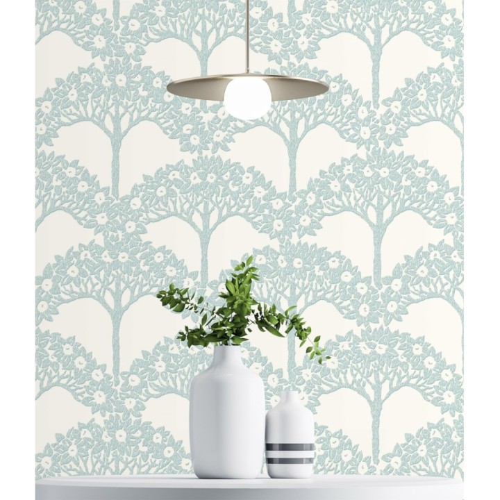 Papel pintado ramo de árboles - Mauve Forest 681350